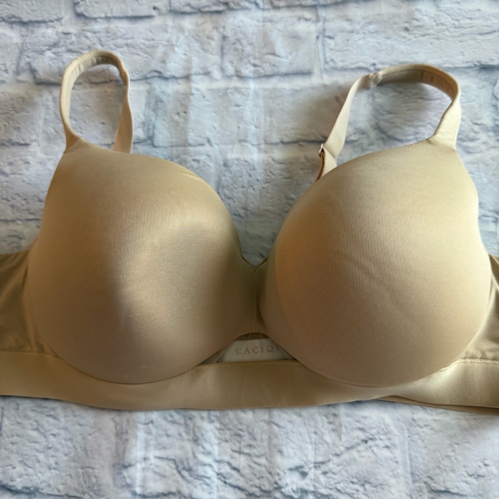 Cacique Lane Bryant Balconette Bra 44C | Lightly Lined